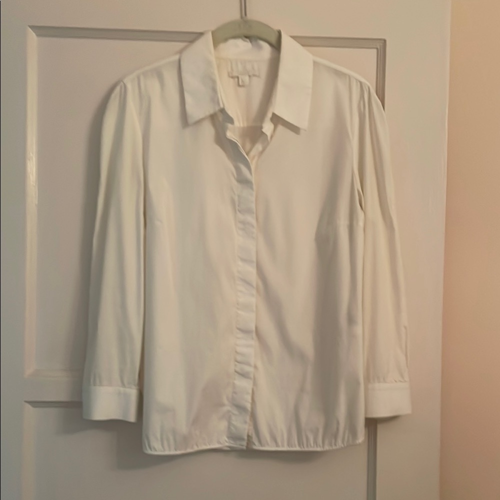 COS White Button-Down Shirt